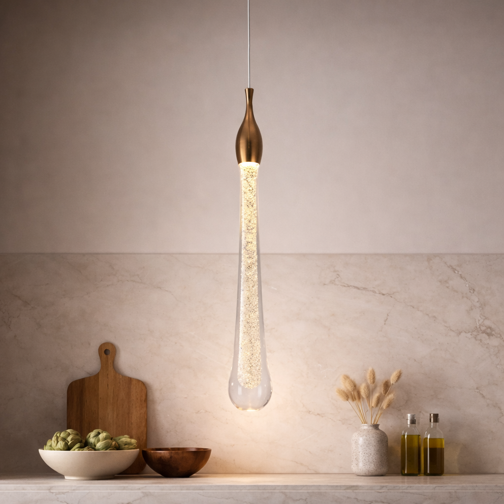 Pendente Gota Dourado